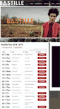 Mobile Screenshot of bastilletourdates.com