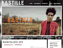 Tablet Screenshot of bastilletourdates.com